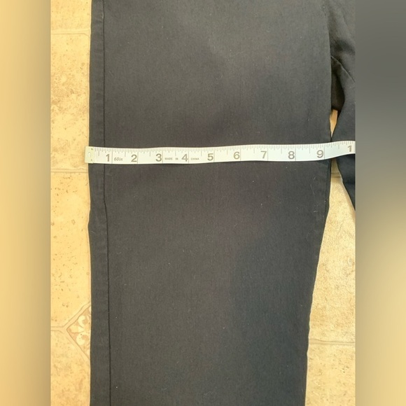 Women’s Larry Levine Black Ankle Pants Size 10 - Picture 6 of 7